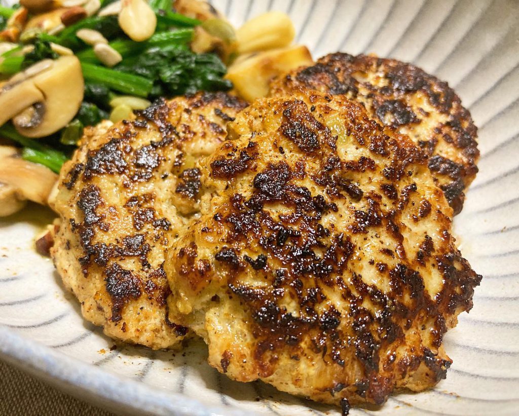 Pork hamburger steak