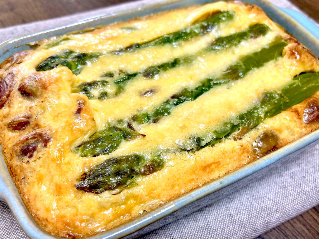 Asparagus Clafoutis