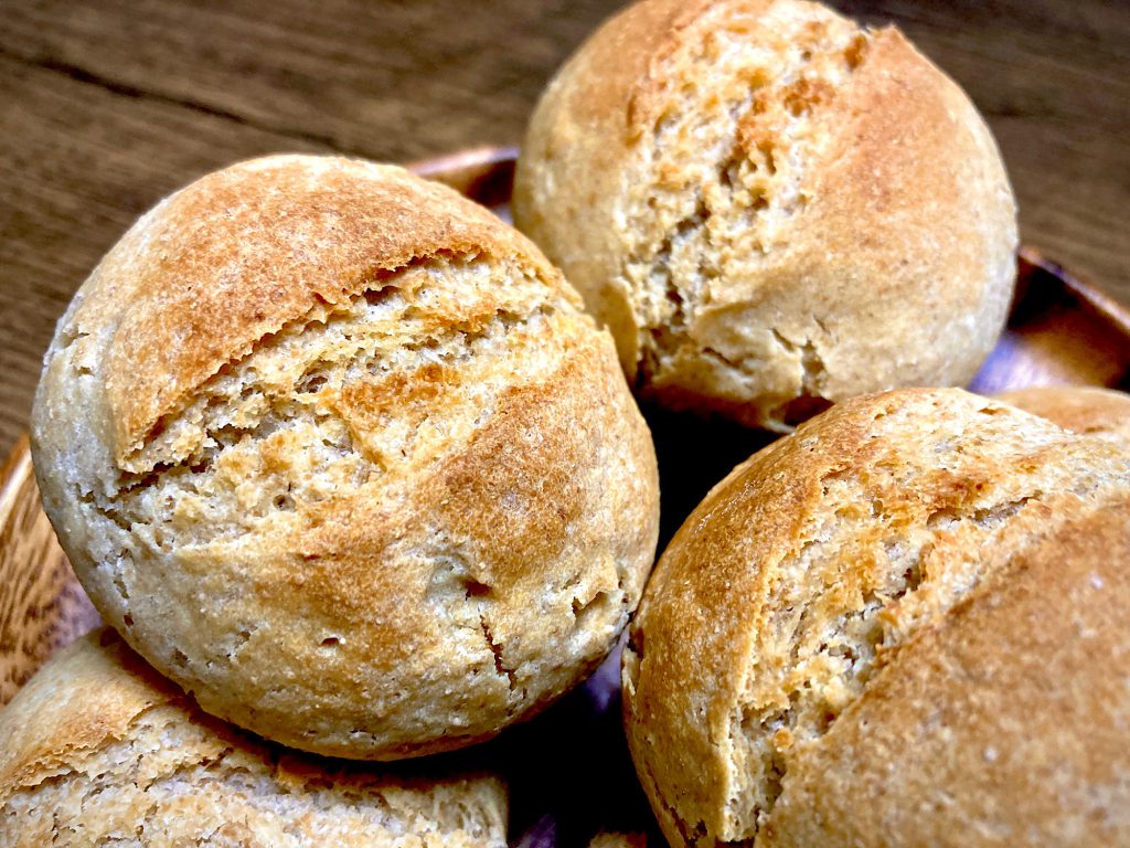 Rice flour and lees bread